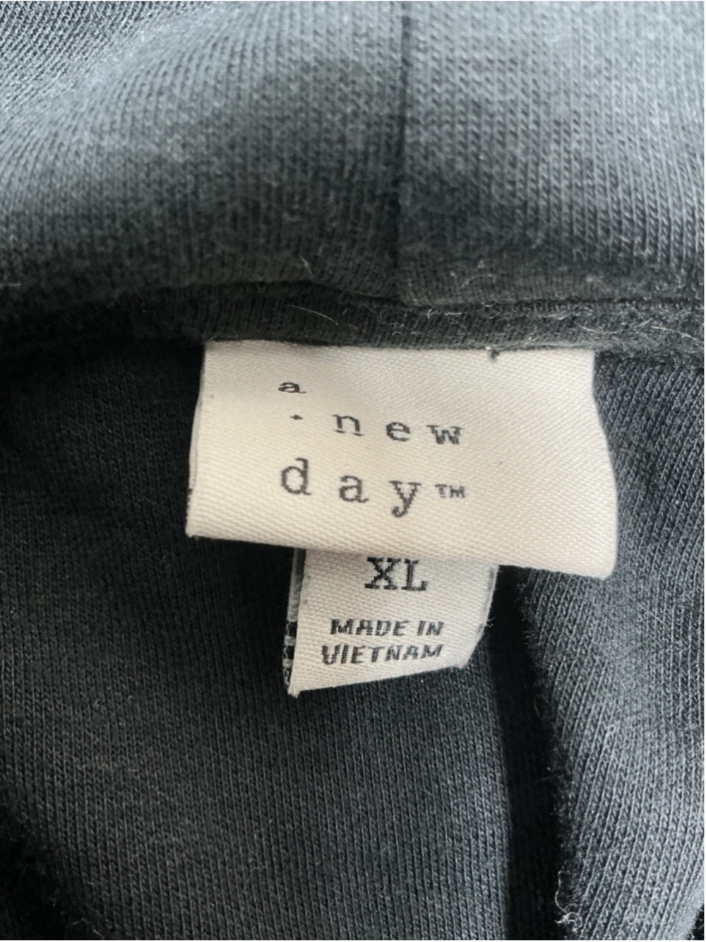 Womans Excellent A New Day Hoodie XL Black Long Sleeve - Picture 5 of 6